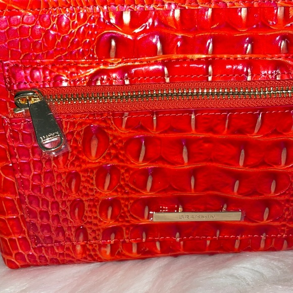Brahmin Vida Flame Melbourne Collection Crossbody Bag FIRM PRICE - Picture 9 of 9